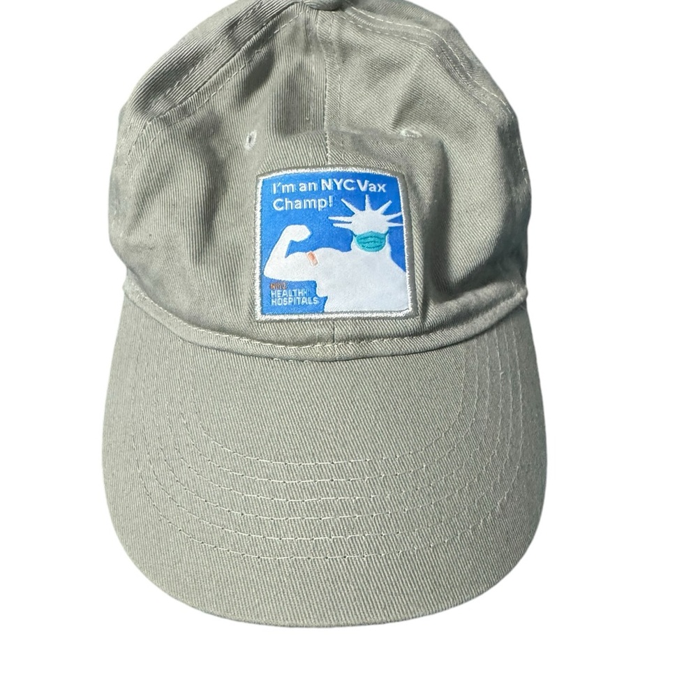 Grey NYC Vax Cap. NEW